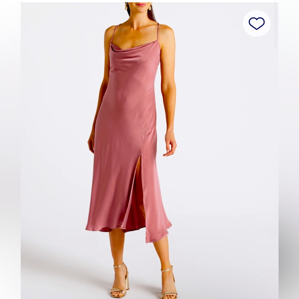 ASTR Gaia Taupe Dress